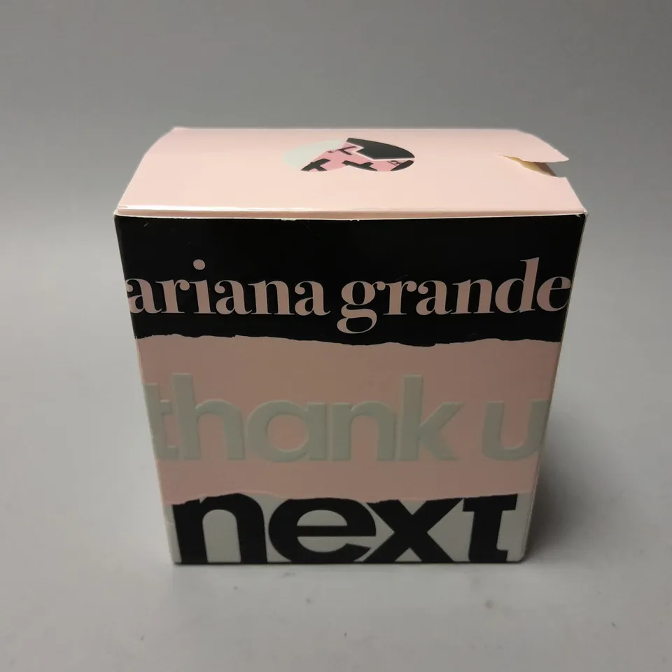 BOXED ARIANA GRANDE THANK U NEXT (50ml) RRP £43