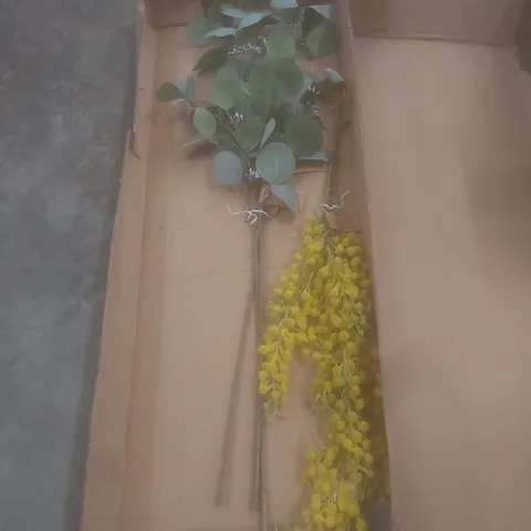 BOXED ARTIFICIAL TRAILING MIMOSA STEM
