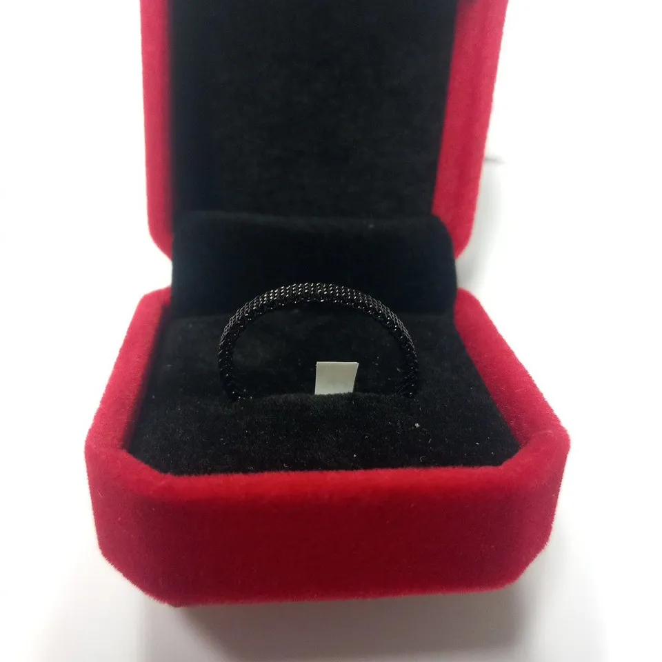 BERING BLACK MESH INNER RING SIZE 9