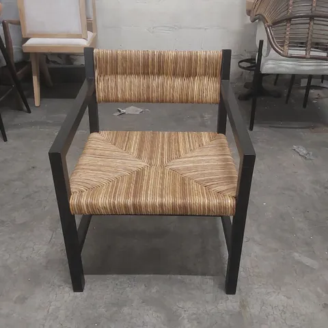DESIGNER SOLID WOOD ARMCHAIR