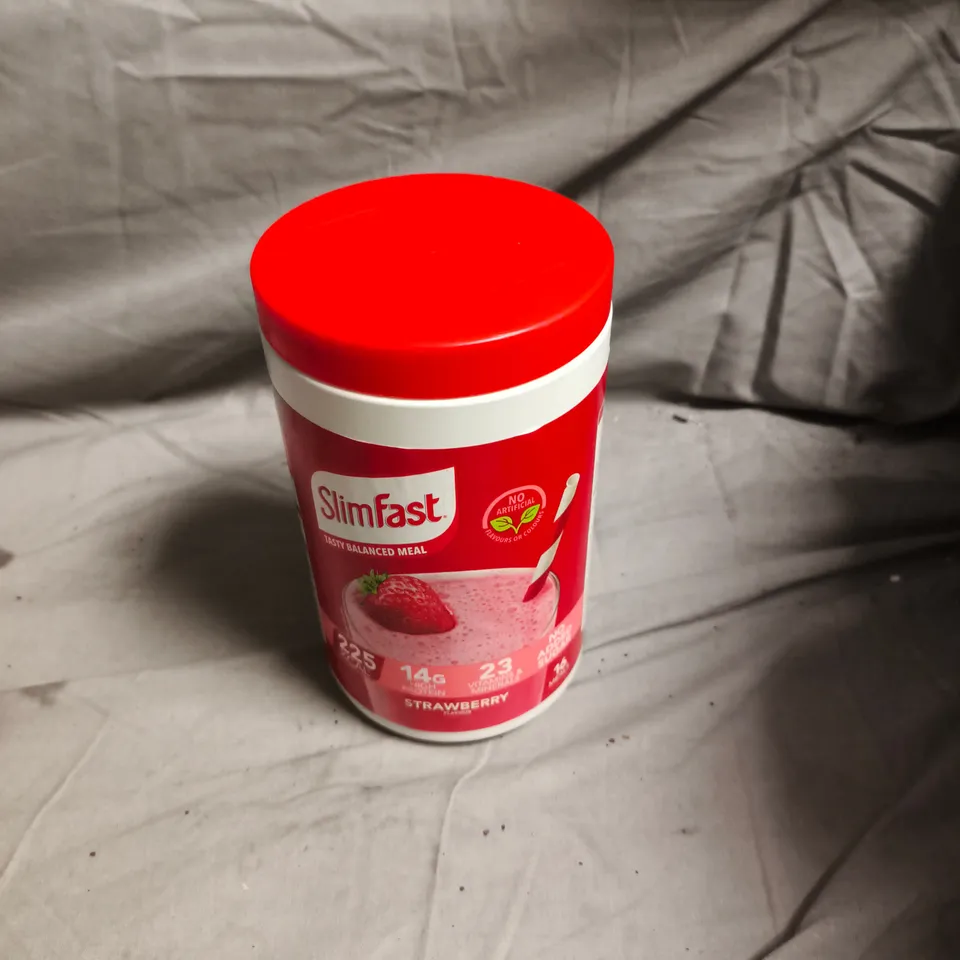SLIMFAST STRAWBERRY FLAVOUR SHAKE CANISTER