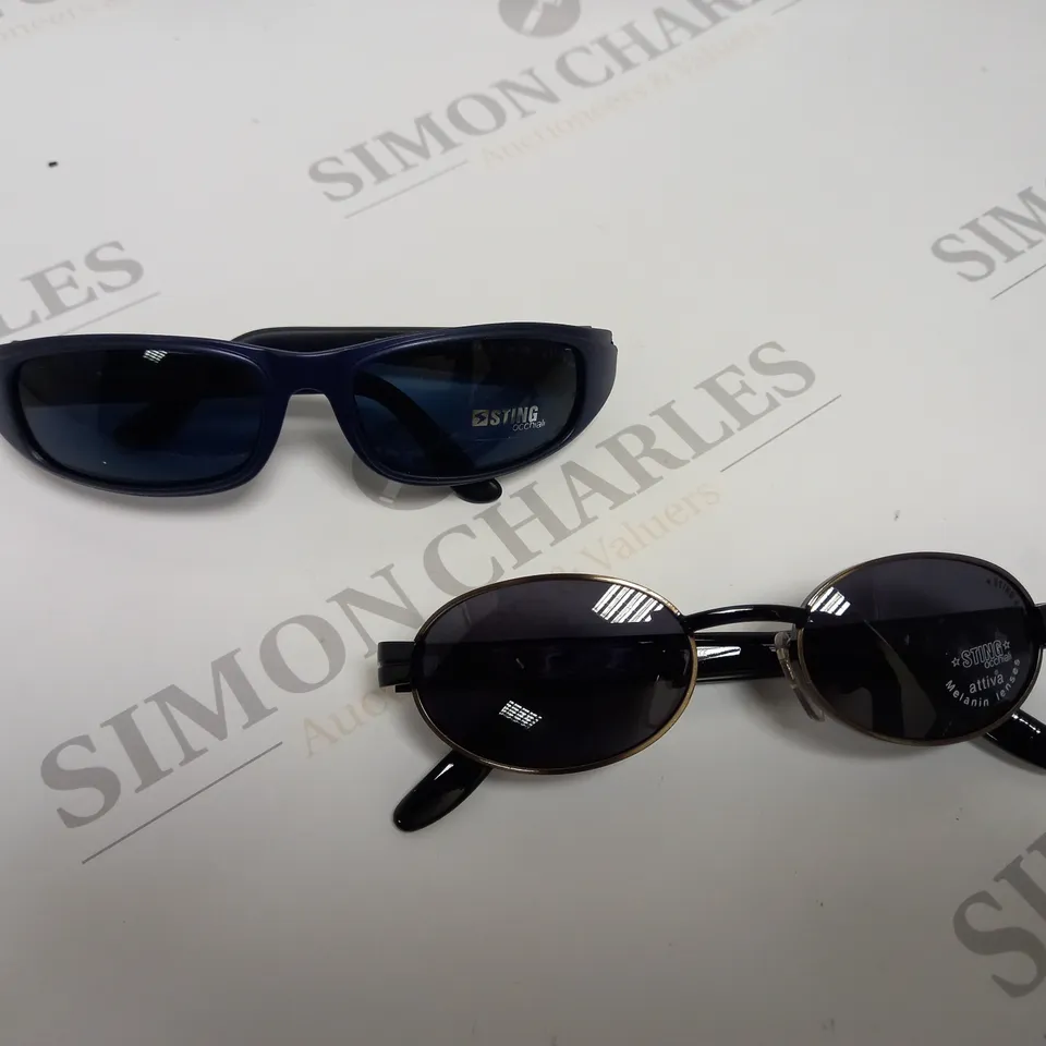 APPROXIMATELY 10 ASSORTED DE RIGO STING SUNGLASSES TO INCLUDE MODELS 4353 AND J514