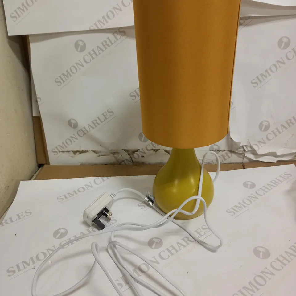 JOHN LEWIS ANYDAY KRISTY TOUCH TABLE LAMP, OCHRE