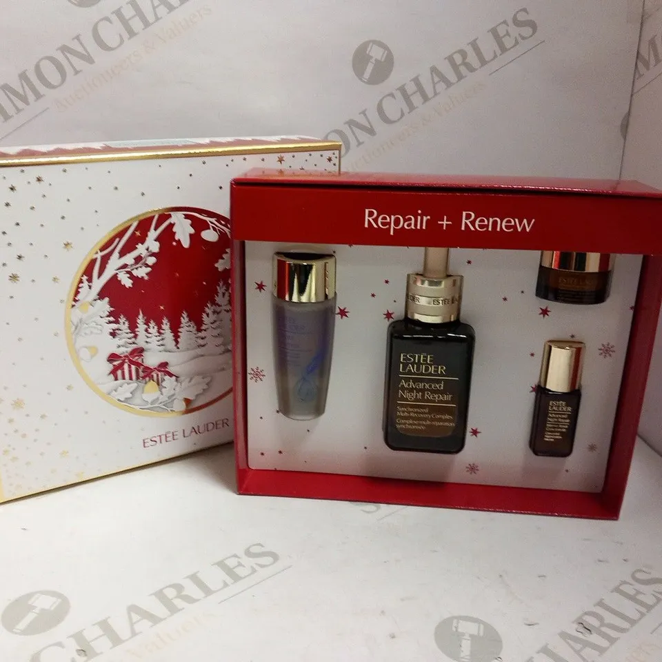 BOXED ESTEE LAUDER REPAIR AND RENEW GIFT SET