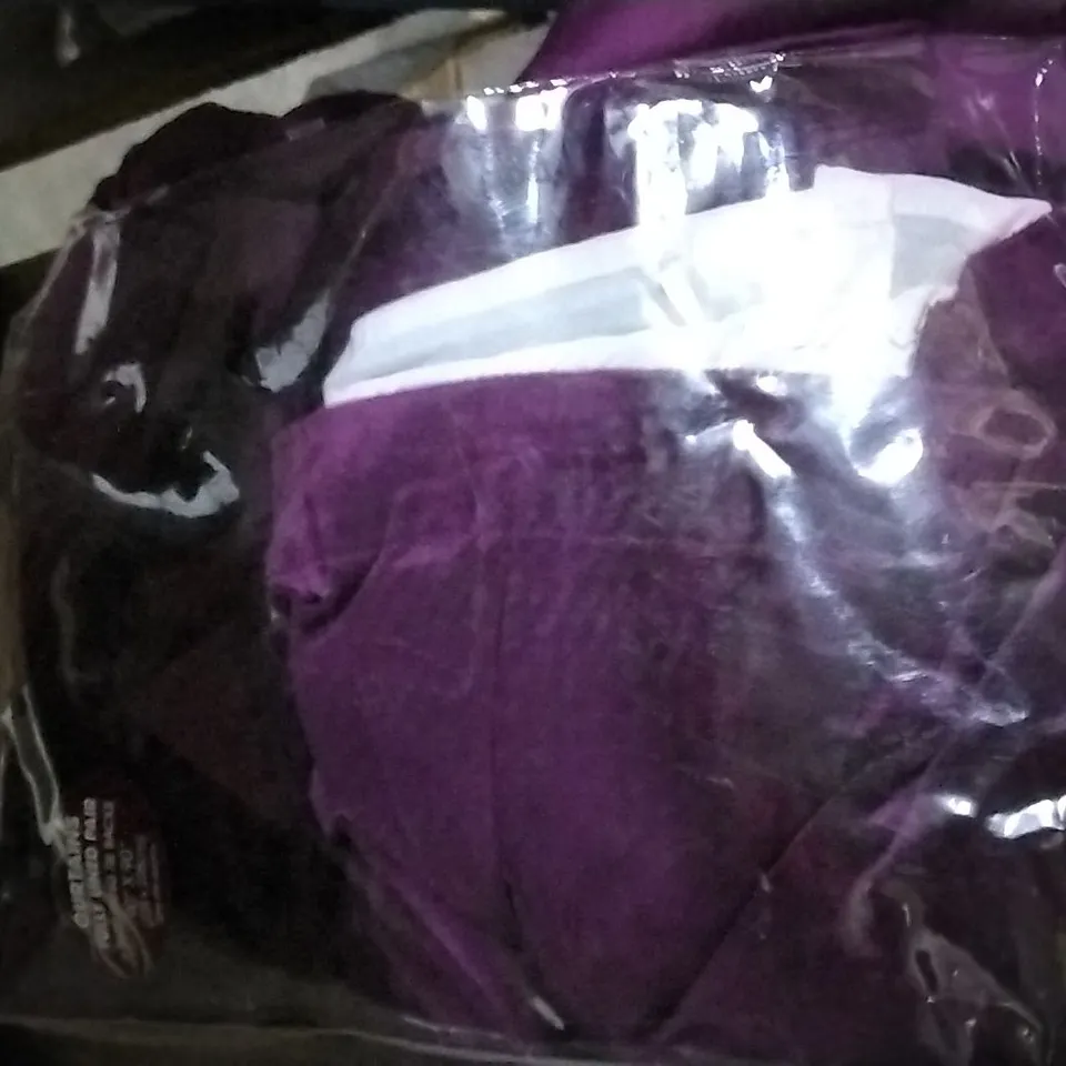 KAYSEN EYELET ROOM DARKENING THERMAL CURTAINS PURPLE SIZE: APPROX 90 X 90"