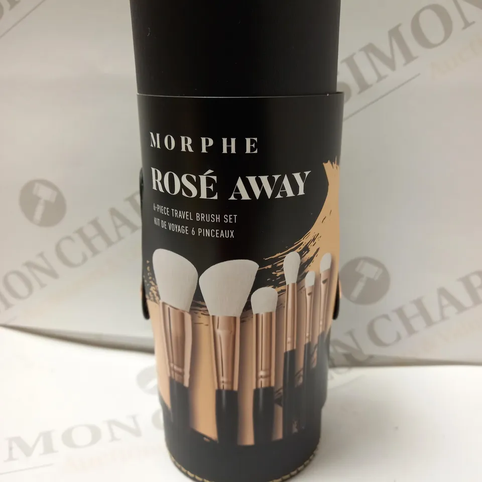MORPHE ROSÉ AWAY TRAVEL 6 PIECE BRUSH SET 