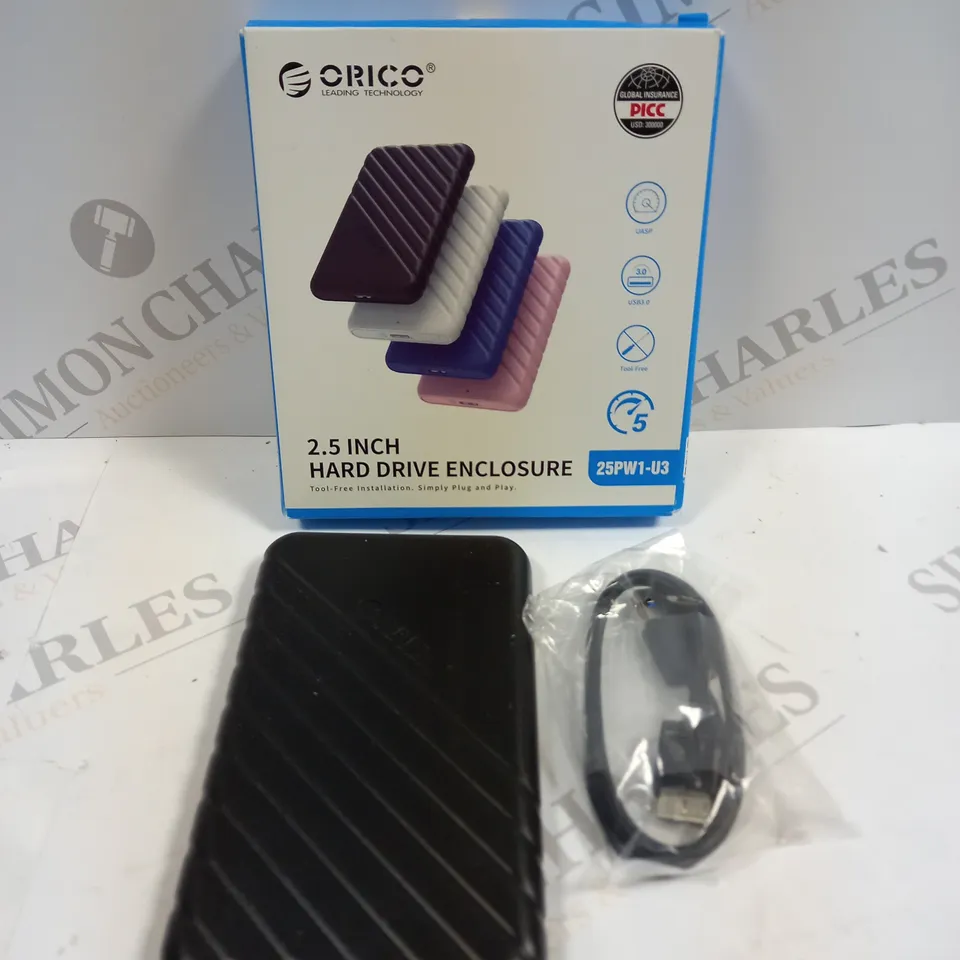 BOXED ORICO 2.5" HARD DRIVE ENCLOSURE 