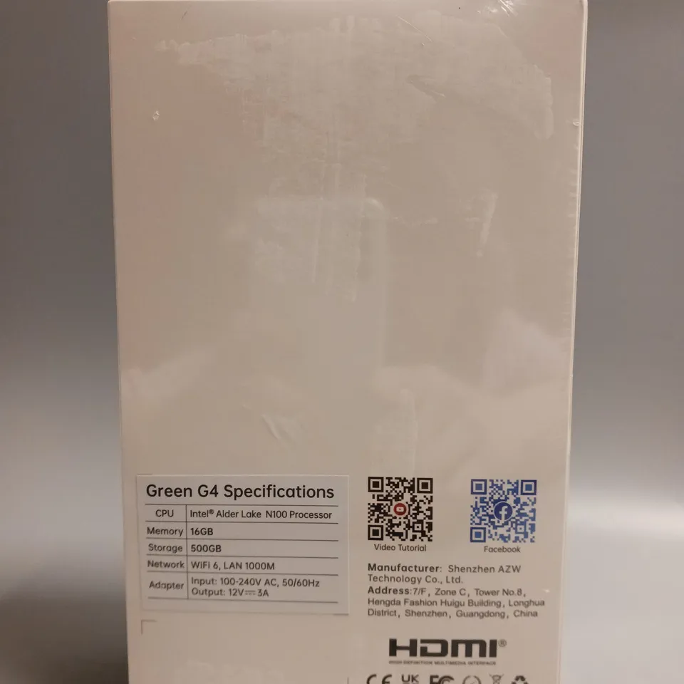 BOXED TRIKEY GREEN SERIES G4 MINI PC 16B MEMORY 500GB STORAGE