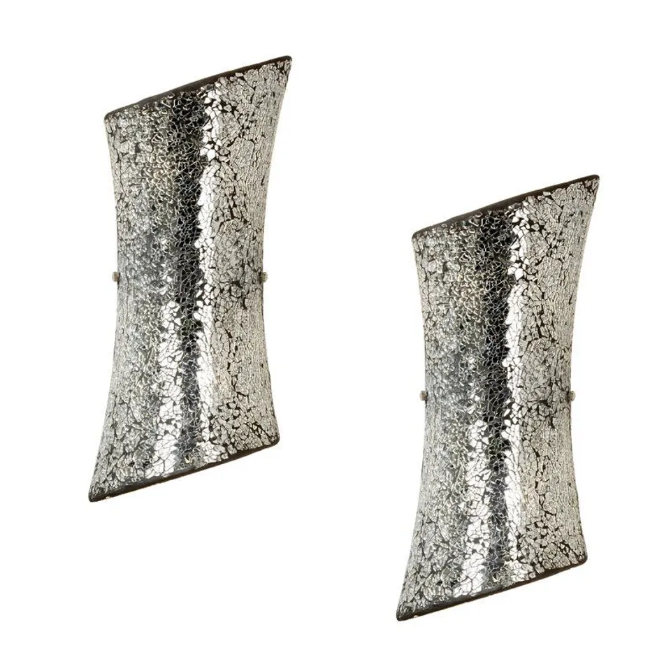 2-LIGHT FLUSH MOUNT CHROME FINISH