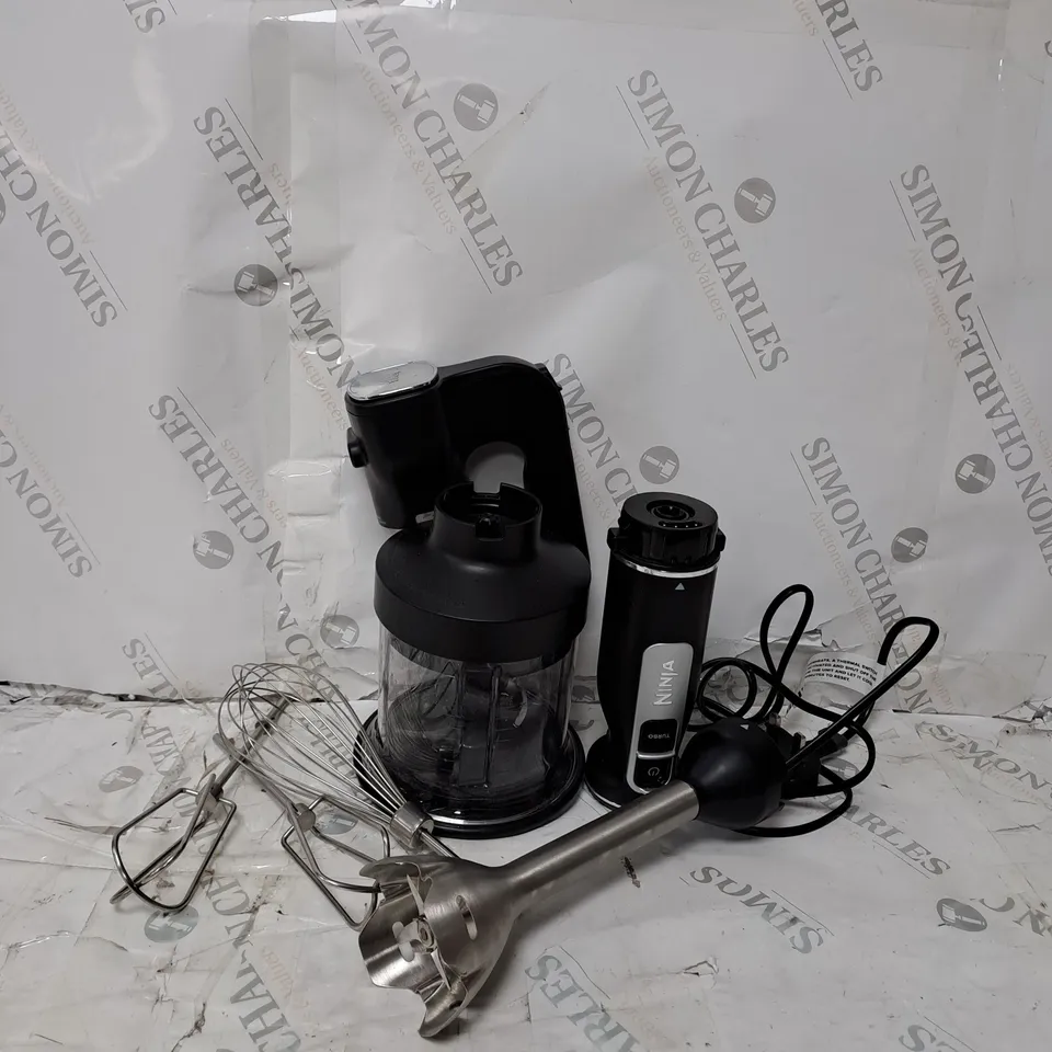 BOXED NINJA FOODI 3-IN-1 HAND BLENDER, MIXER & CHOPPER CI100UK