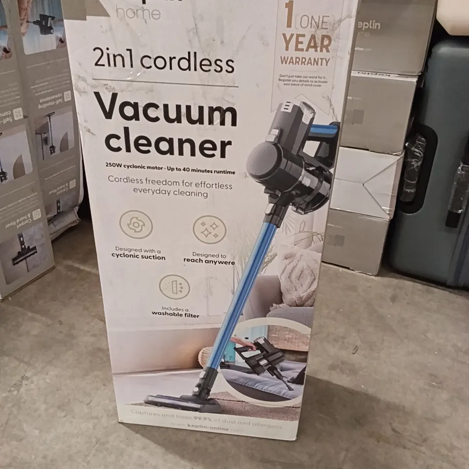 BOXED KEPLIN 2IN1 CORDLESS VACUUM CLEANER 