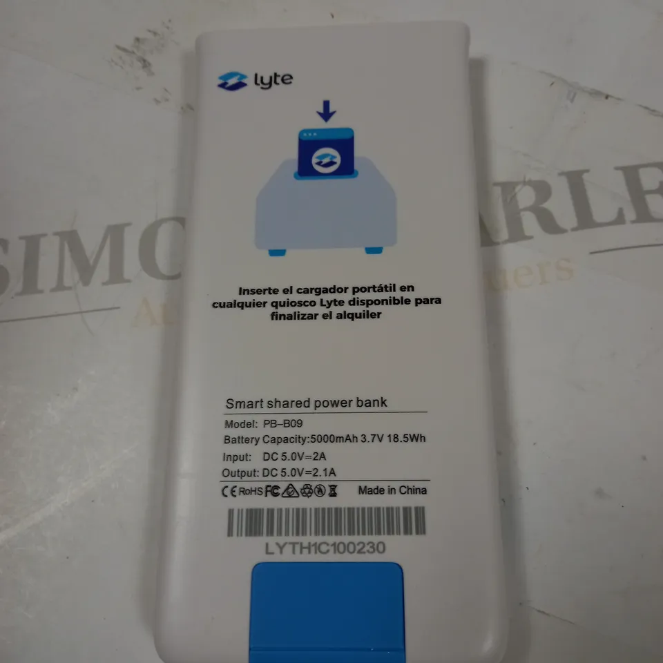 LYTE SMART SHARED POWER BANK PB-B09