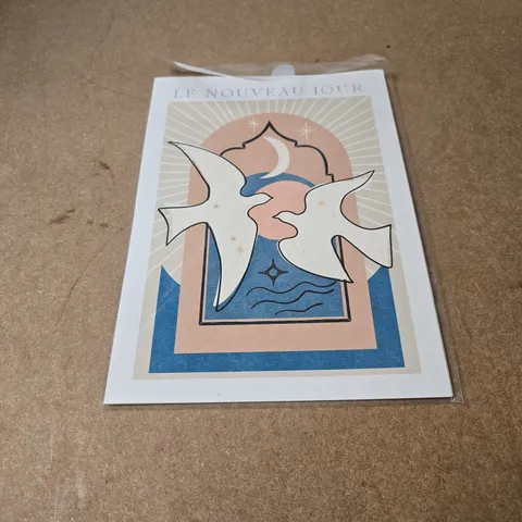 APPROXIMATELY 10 ASSORTED PRINTS AND POSTERS INCLUDING LE NOUVEAU JOUR AND HEDGEHOG PRINT 