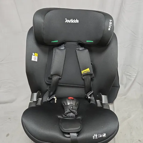 BOXED JOVIKIDS I-SIZE TOP TETHER CAR SEAT IN BLACK