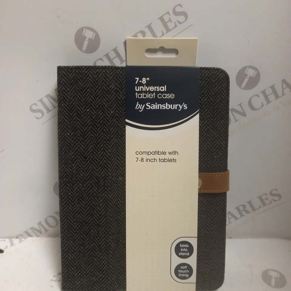 BOX OF APPROXIMATELY 10 JS TWEED TABLET CASES IN BLACK FOR 7-8" TABLETS