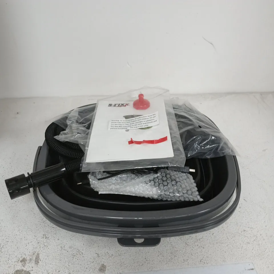 SFIXX RECHARGEABLE CORDLESS PRESSURISED BUCKET WITH HOSE – GARDEN SPRAYER