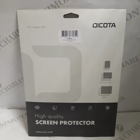 BOX OF APPROX 9 DICOTA SECRET 2 WAY ADHESIVE SCREEN PROTECTOR FOR 14"	