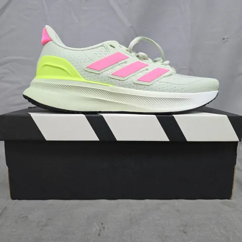 BOXED PAIR OF ADIDAS ULTRARUN 5 TRAINERS IN MULTI SIZE UK 4