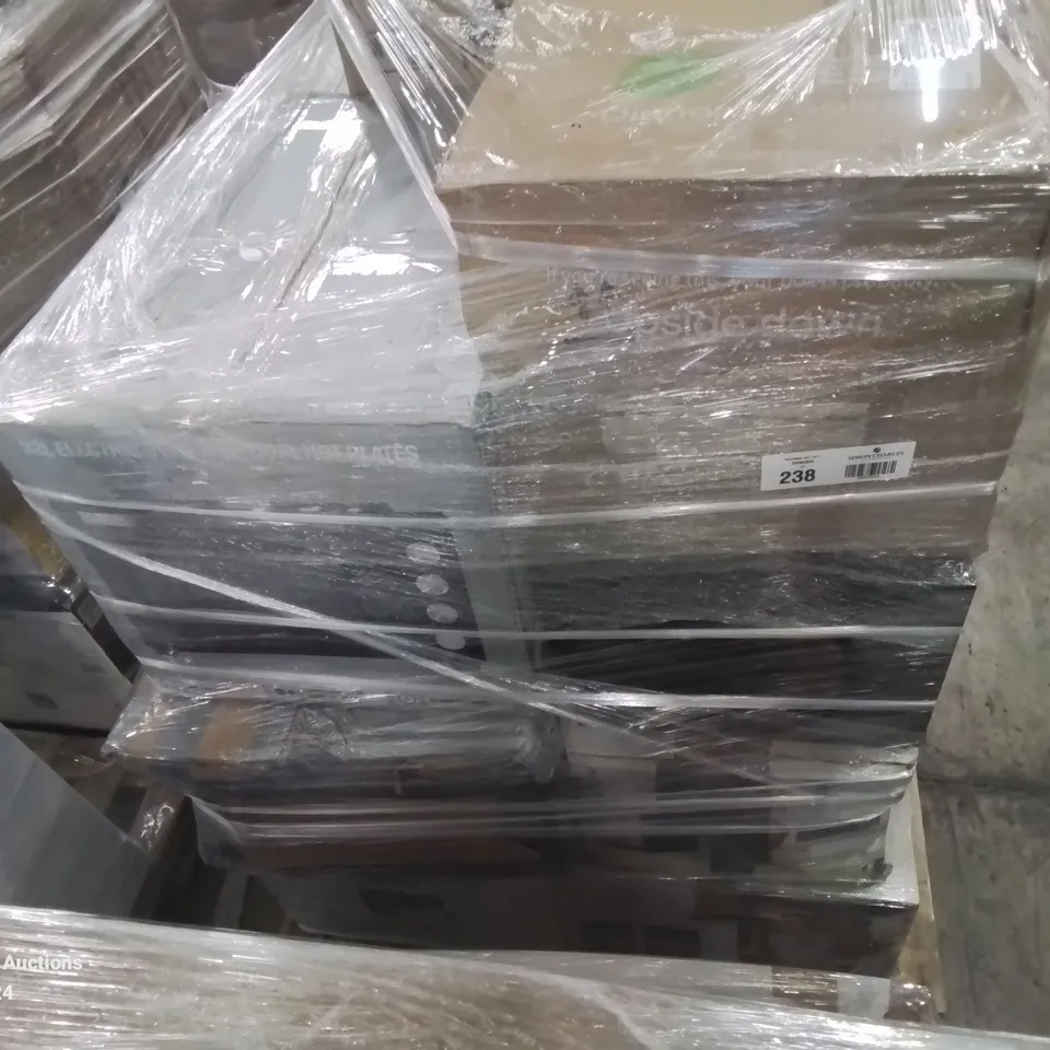 PALLET OF APPROXIMATELY 14 UNPROCESSED RAW RETURN HOUSEHOLD AND ELECTRICAL GOODS TO INCLUDE;