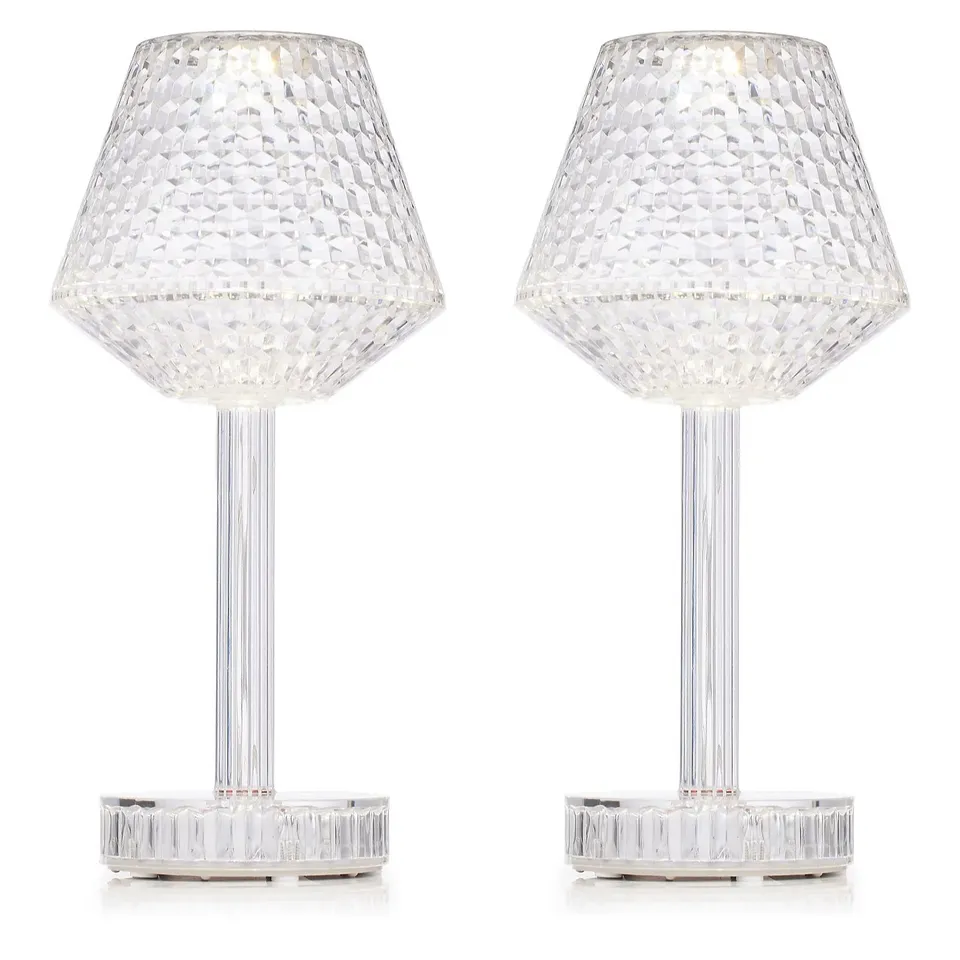 JM BY JULIEN MACDONALD SET OF 2 INDOOR / OUTDOOR TOUCH LAMPS