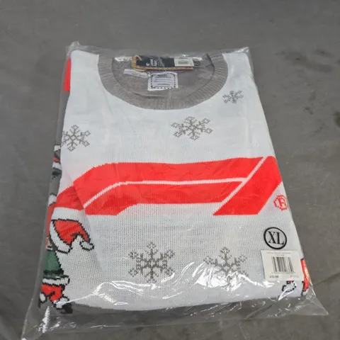 BAGGED FORMULA 1 CHRISTMAN JUMPER SIZE XL