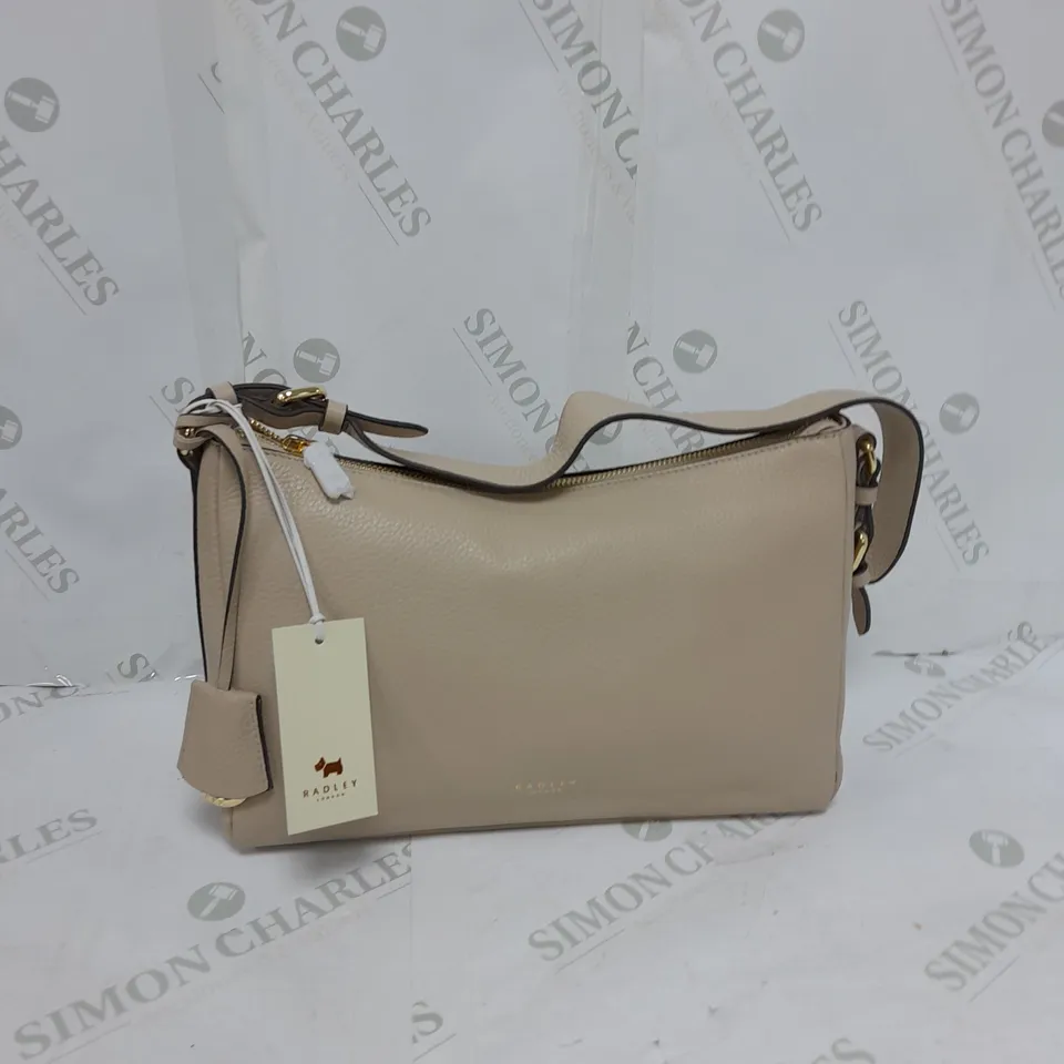 BRADLEY BEIGE LEATHER BAG 