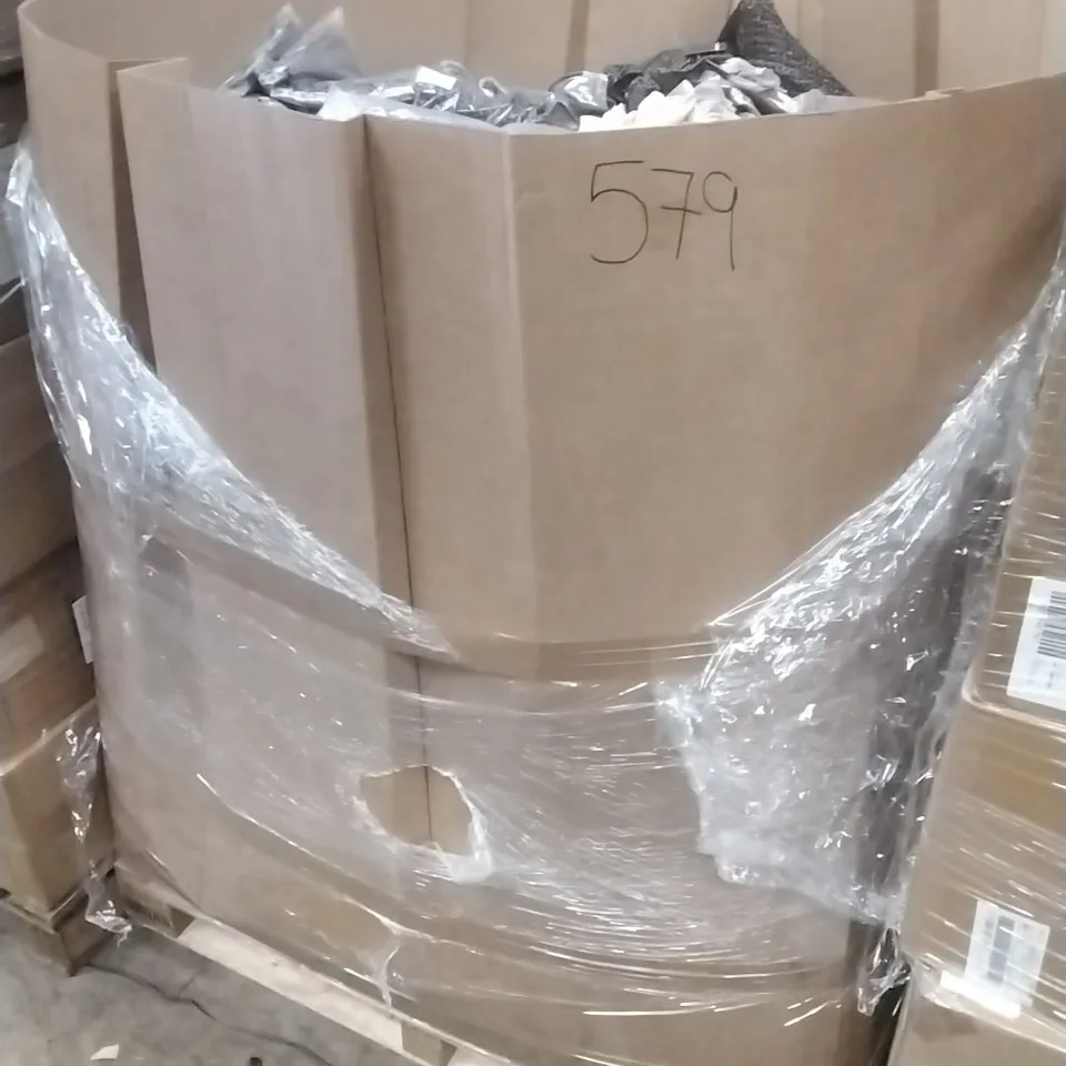 A PALLET TO CONTAIN APPROXIMATELY 85 BRAND NEW DESIGNER WOMEN'S CLOTHES WHICH INCLUDE; TOPS, SHIRTS, JUMPERS ETC