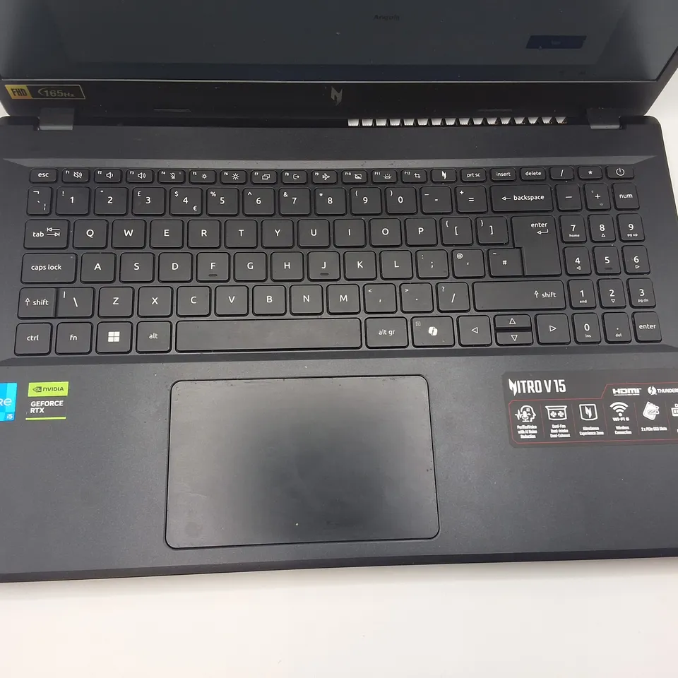UNBOXED ACER NITRO V15 INTEL I-5 GEFORCE RTX LAPTOP IN BLACK - N23Q22
