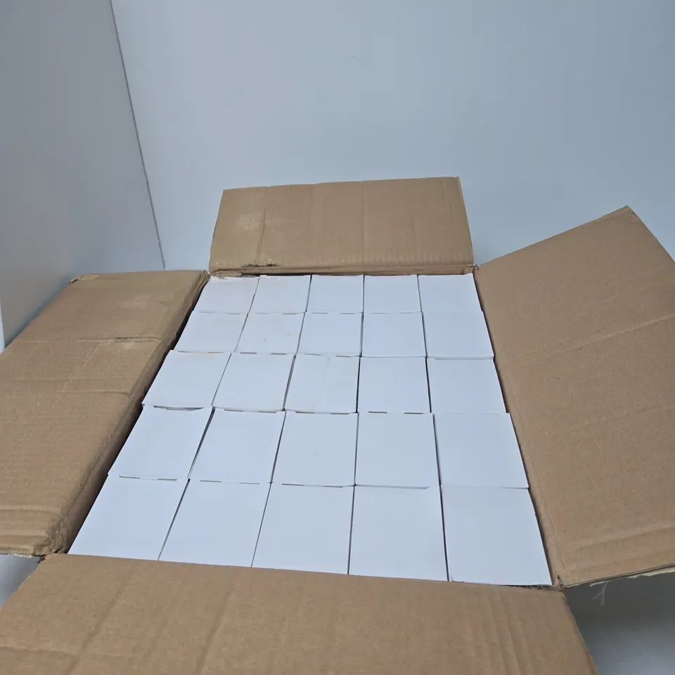 BOX OF APPROXIMATELY 100 RHAPSODY LLIANA WOODEN JEWELLRY / EARRIMG BOXES