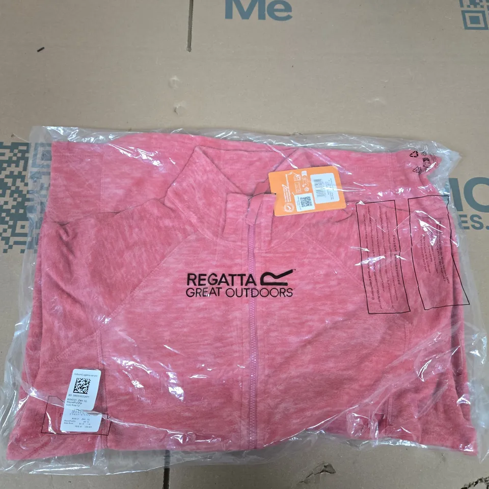 REGATTA GREAT OUTDOORS WOMEN'S FULL ZIP FLEECE JACKET – SLATE ROSE, UK 12