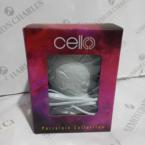 BOXED CELLO PORCELAIN ELECTRIC MELT BURNER - BUTTERFLY