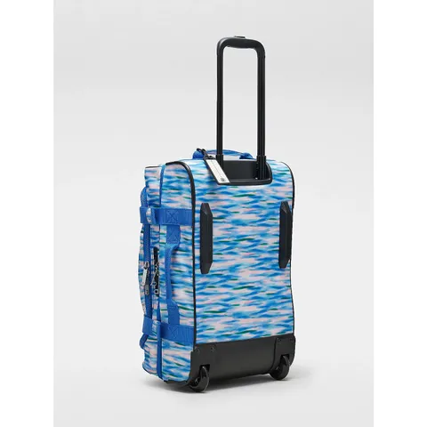 KIPLING AVIANNA S WHEELED HOLDALL - BLUE STRIPED 