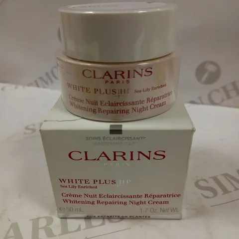 CLARINS PARIS WHITE PLUS HP SEA LILY ENRICHED NIGHT CREAM 50ML