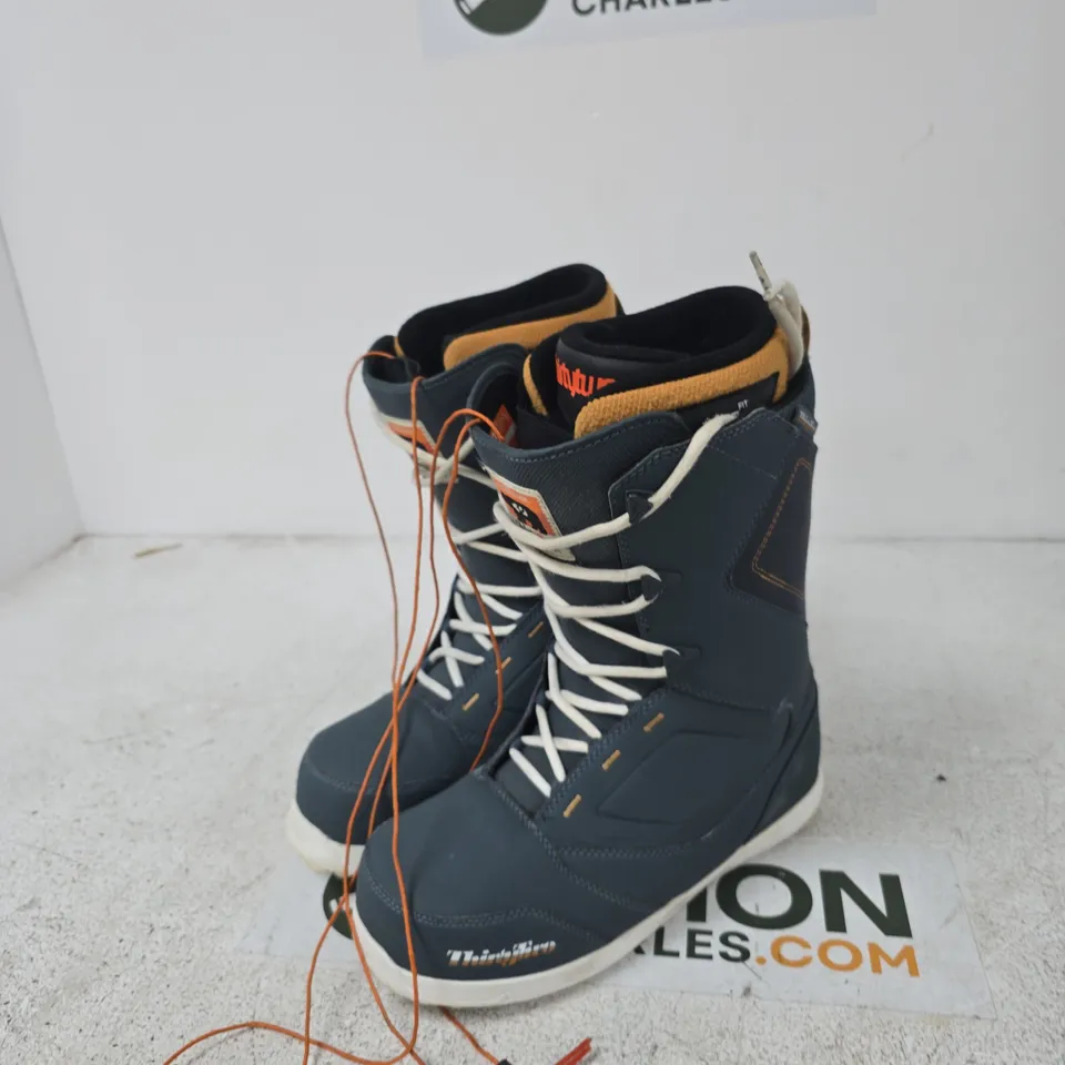 MEN'S WINTER BOOTS UK 10 (EU 45) NAVY/ORANGE