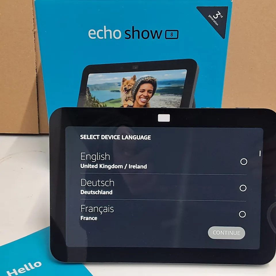 BOXED ALEXA ECHO SHOW 8 3RD GENERATION 