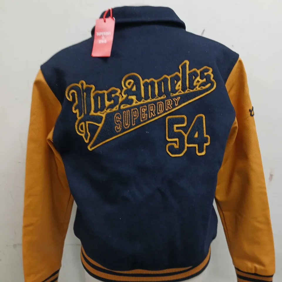 SUPERDRY LA LEAKERS BOMBER JACKET - UK SIZE MEDIUM