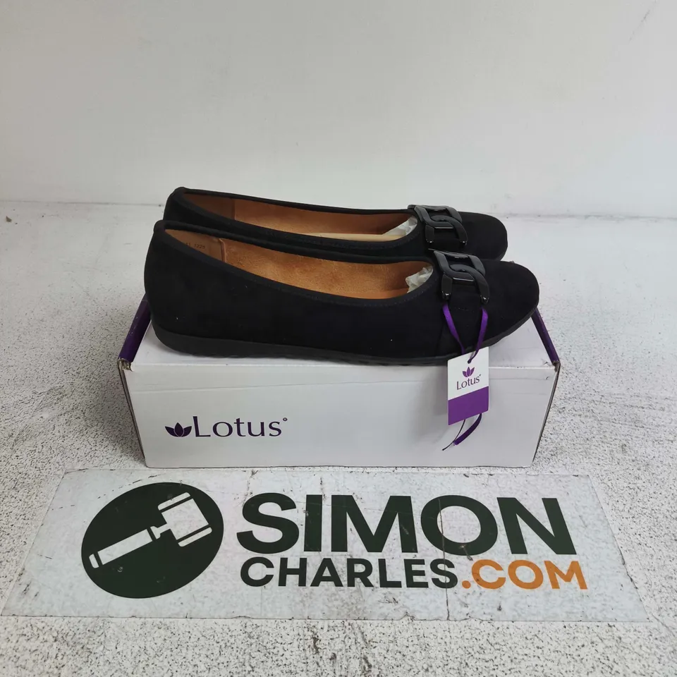 BOXED PAIR OF LOTUS ELENI SHOES IN BLACK - EU 41