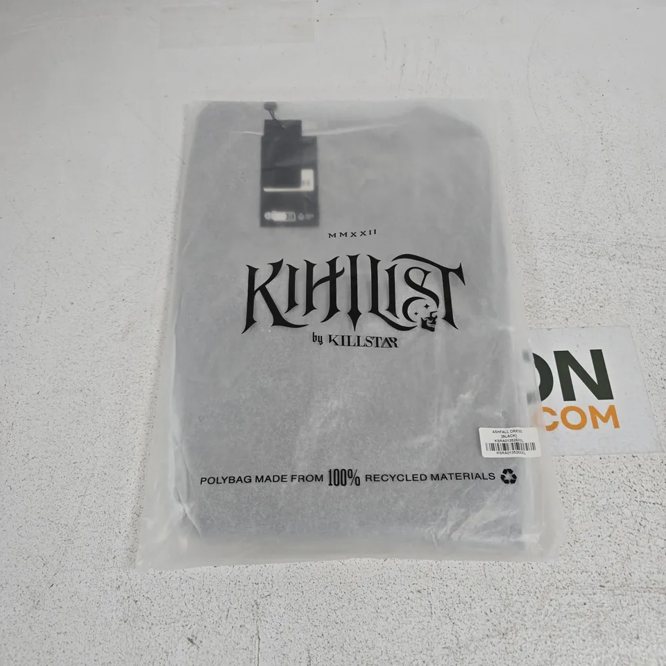 LOT OF APPROXIMATELY 20 BRAND NEW KILLSTAR ASHFALL DRESSES IN BLACK - VARIOUS SIZES