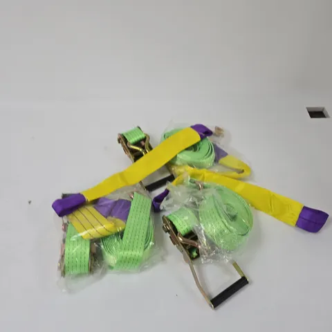 3X ASSORTED RATCHET STRAPS