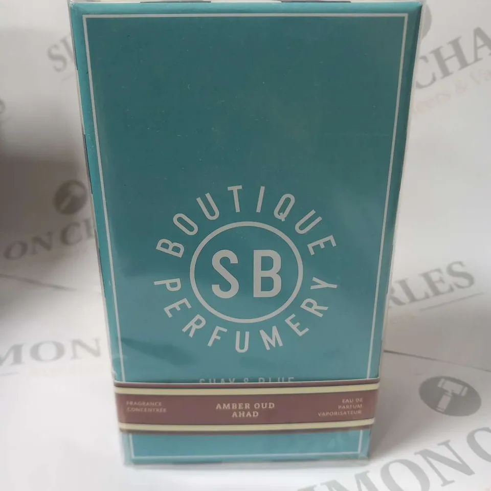 BOXED BOUTIQUE PERFUMERY SB AMBER OUD AHAD EAU DE PARFUM 100ML