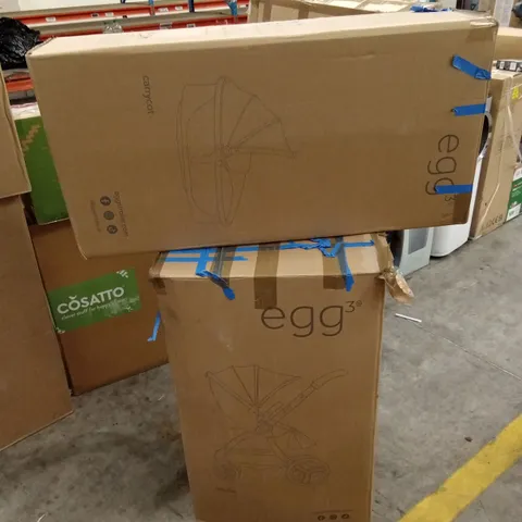 BOXED EGG3 STROLLER AND CARRYCOT - GLACIER (2 BOXES)