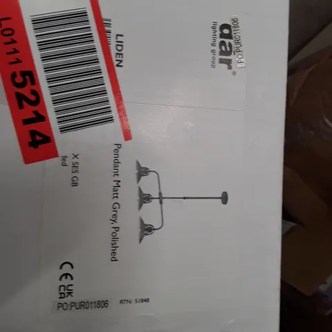 BOXED AMALIA 3 LIGHT KITCHEN ISLAND PENDANT (1 BOX)