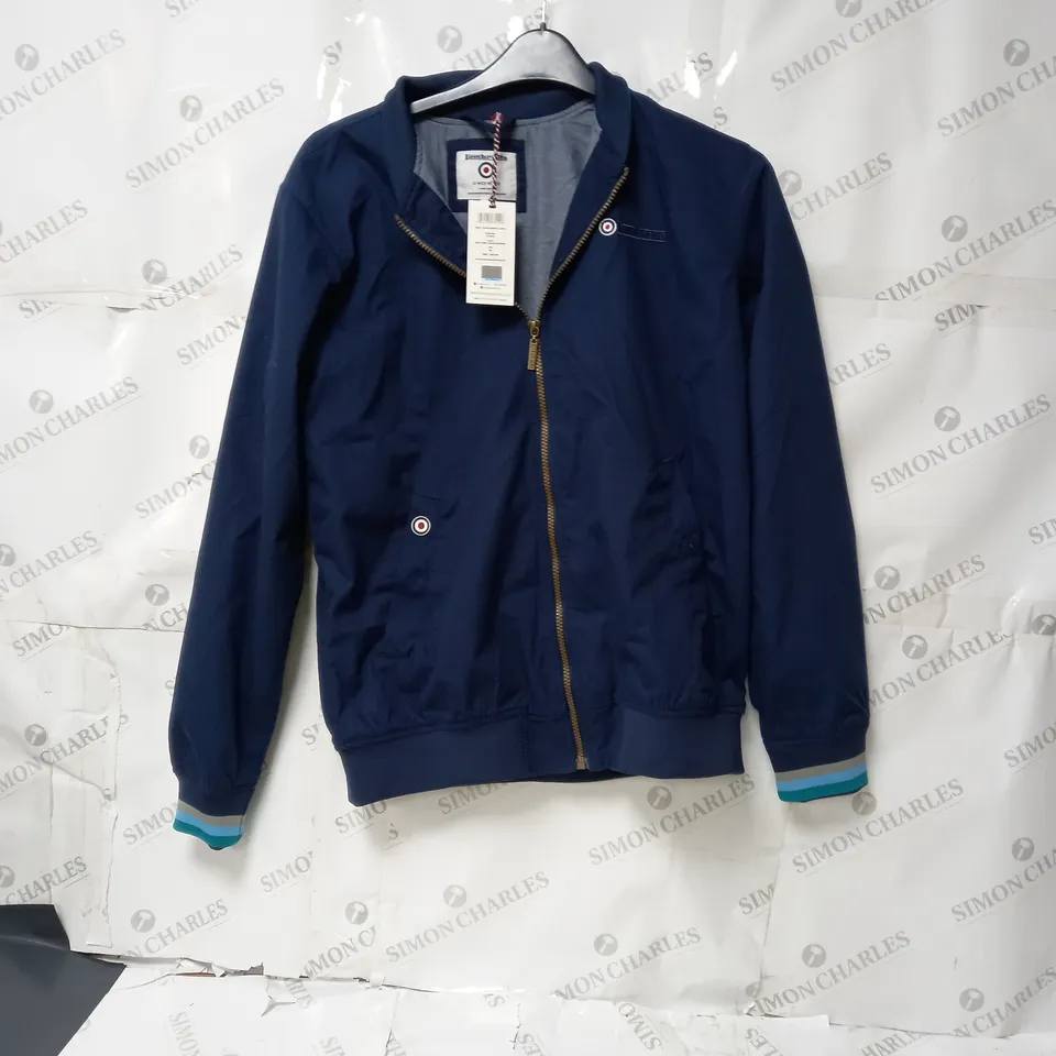 MENS LAMBRETTA TRIPLE TIPPED MONKEY JACKET SIZE MEDIUM COLOUR NAVY