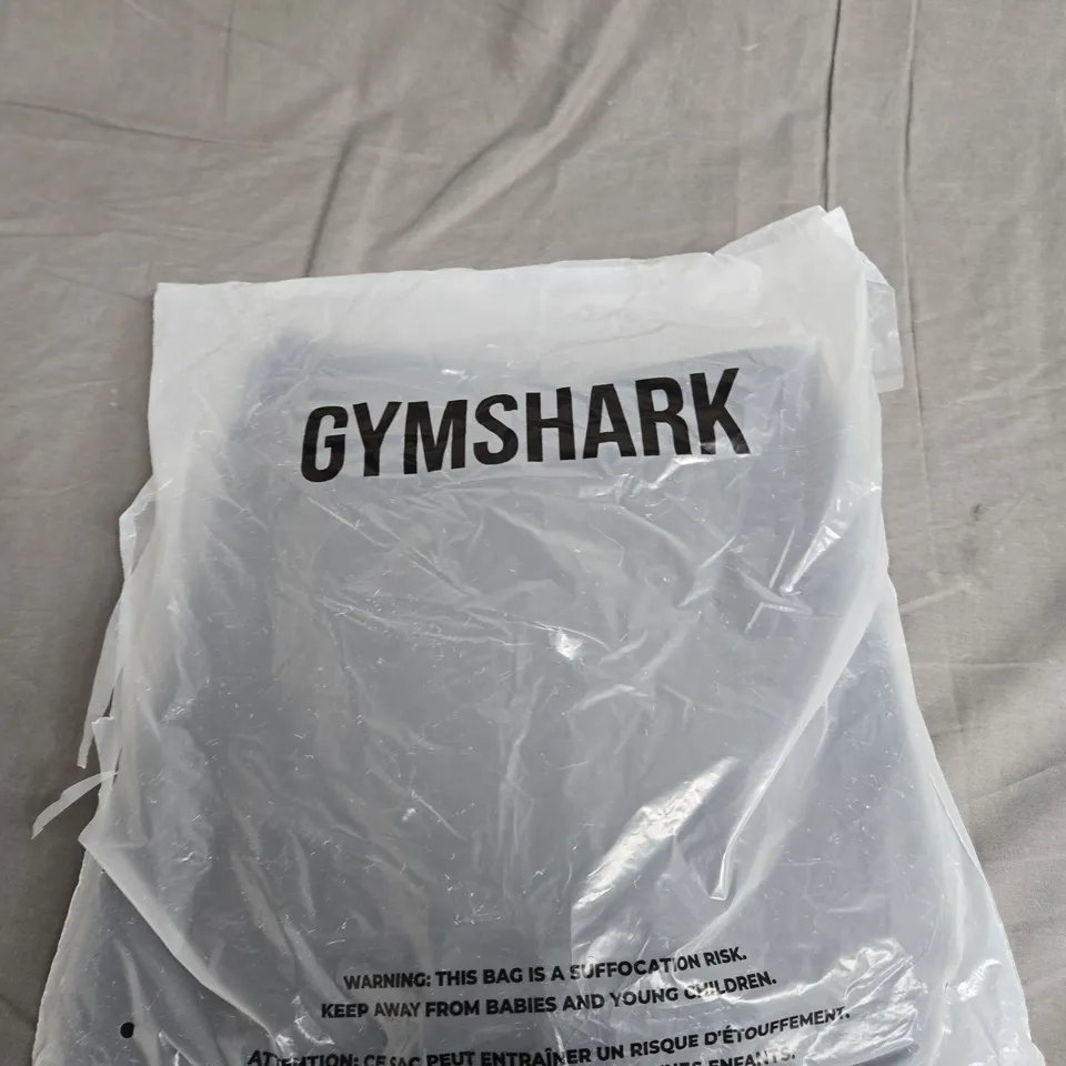 BAGGED GYMSHARK CREST STRAIGHT LEG JOGGERS - SIZE M