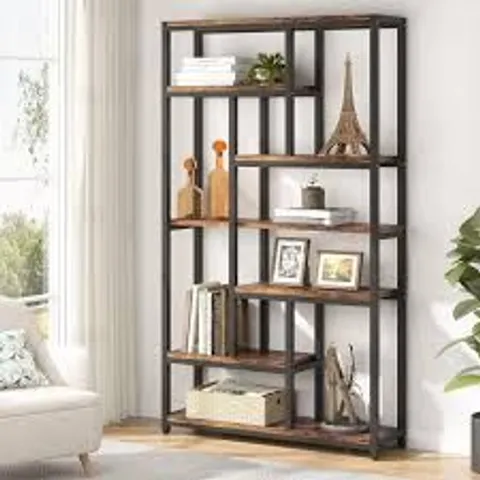 BOXED 200CM H x 100CM W METAL STANDARD BOOKCASE (1 BOX)