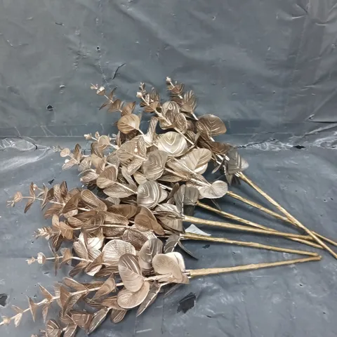 GOLD EFFECT EUCALYPTUS TREE PICKS 