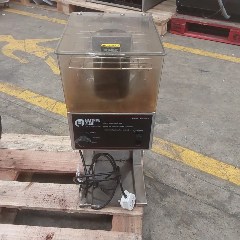 BUNN COMMERCIAL COFFEE GRINDER