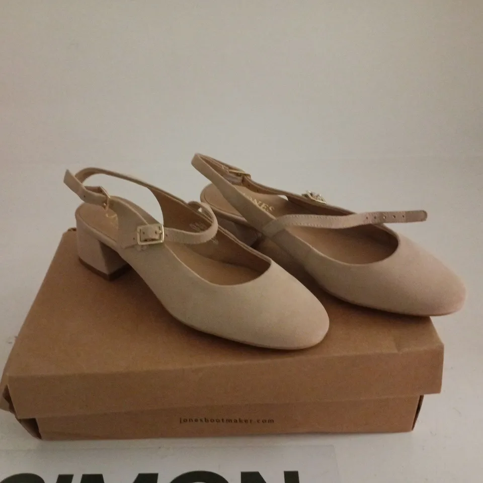 JONES LADIES SHOES BEIGE UK 4 BOXED