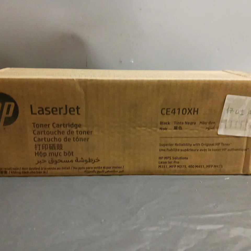 SEALED HP LASER JET CE410XH TONER CARTRIDGE