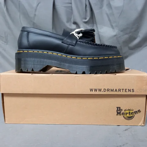 BOXED PAIR OF DR MARTEN ADRIAN LOAFERS IN BLACK UK SIZE 6.5